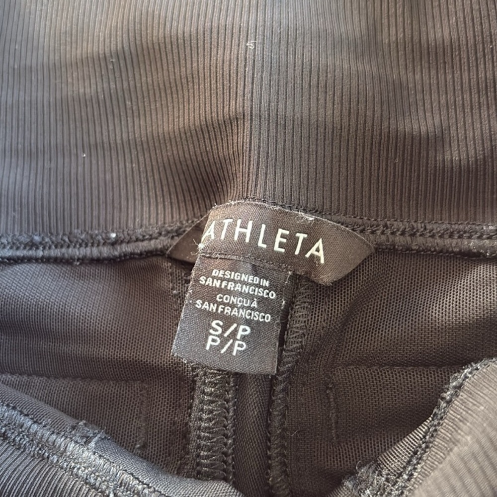 Athleta Black Joggers Pants -Small - Picture 3 of 5